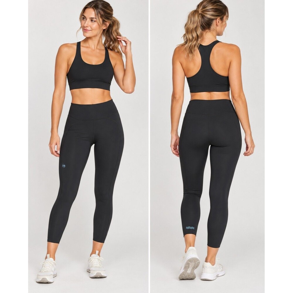 Janji 7/8 Pace Tight Women’s Large Black Running Leggings Performance